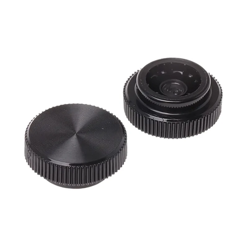 RS PRO Black Acetal Knurled Clamping Knob Unthreaded Hole 6mm Thread Length 16mm Diameter 771-673