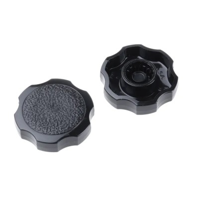 RS PRO Black Acetal Thermoplastic Multiple Lobes Clamping Knob, Unthreaded Hole 771-724
