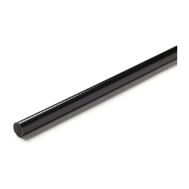 RS PRO Black Glass-Reinforced Plastic Rod 1 m Length 10 mm Diameter, Tensile Strength 160 MPa, UL94 HB Flammability 771-780