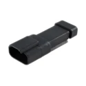 Deutsch Polyamide Female Automotive Connector Assembly 2 Contacts Straight DT04 
