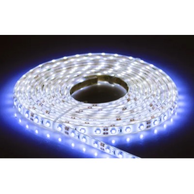RS PRO 12V Blue LED Strip Light 4000K Colour Temperature 5m Length Model 883-7885