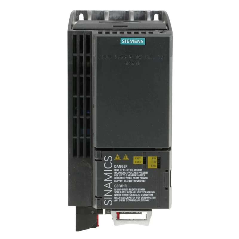 Siemens Inverter Drive 7.5 kW 3 Phase SINAMICS G120C Series 400V ac 21.5A 6SL3210-1KE21-7AF1