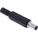 RS PRO Straight DC Jack 2A, 16V, Cable Length 34.5 mm, Nickel 884-0950