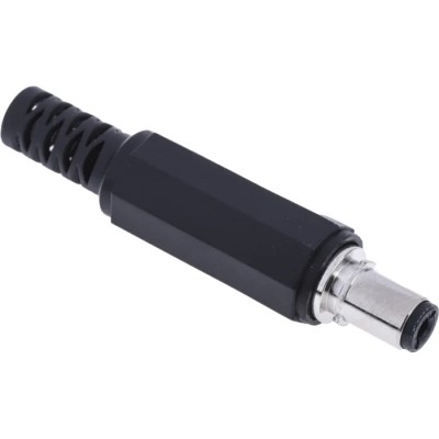 RS PRO Straight DC Jack 2A, 16V, Cable Length 34.5 mm, Nickel 884-0950