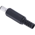 RS PRO Straight DC Jack 2A, 16V, Cable Length 34.5 mm, Nickel 884-0950