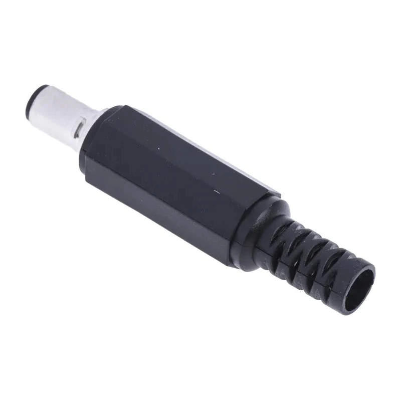 RS PRO Straight DC Jack 2A, 16V, Cable Length 34.5 mm, Nickel 884-0950