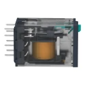 Schneider Electric Power Relay, 12V DC Coil, 12A Switching Current, DPDT RXM2AB2JD