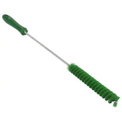 Vikan Bottle Brush with Green Polyethylene Terephthalate Bristles, 9 mm Length, 20 mm Diameter, 500 mm Overall Length 53762