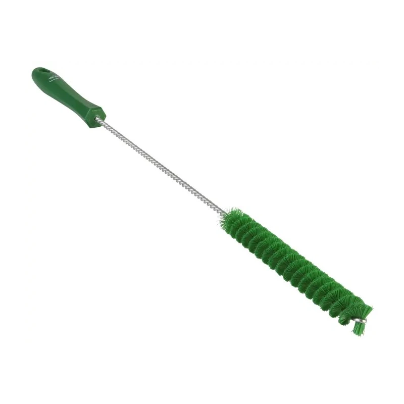 Vikan Bottle Brush with Green Polyethylene Terephthalate Bristles, 9 mm Length, 20 mm Diameter, 500 mm Overall Length 53762