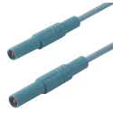 Hirschmann Test & Measurement Connector Test Lead 16A, 1000 V AC/DC, Blue, 1 m Lead Length 934074102