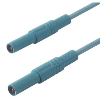Hirschmann Test & Measurement Connector Test Lead 16A, 1000 V AC/DC, Blue, 1 m Lead Length 934074102