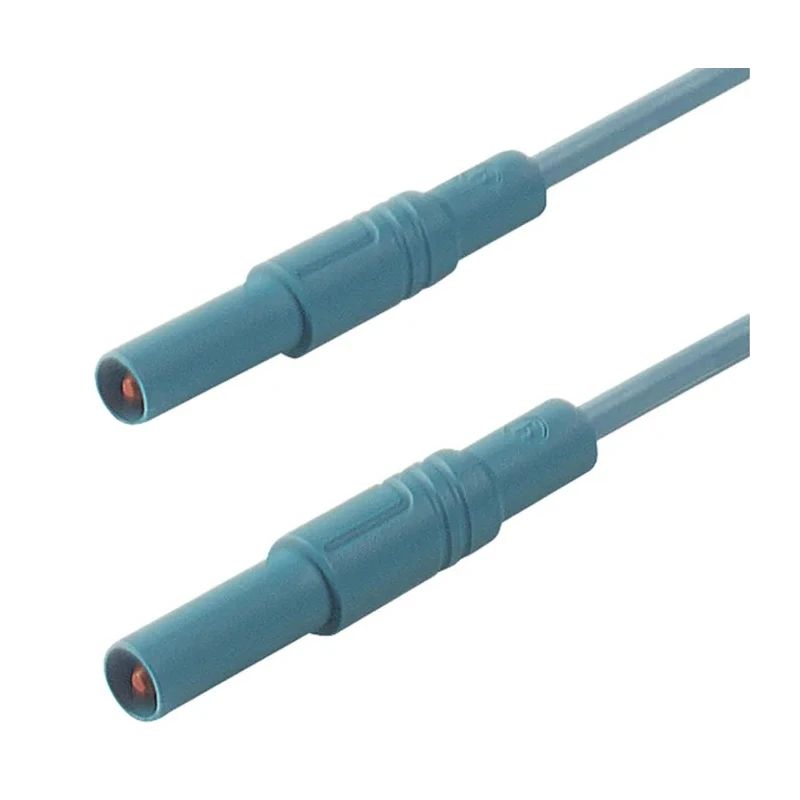Hirschmann Test & Measurement Connector Test Lead 16A, 1000 V AC/DC, Blue, 1 m Lead Length 934074102