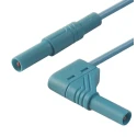 Hirschmann Test & Measurement Connector Test Lead 32A, 1000 V AC/DC, Blue, 500 mm Lead Length 934081102
