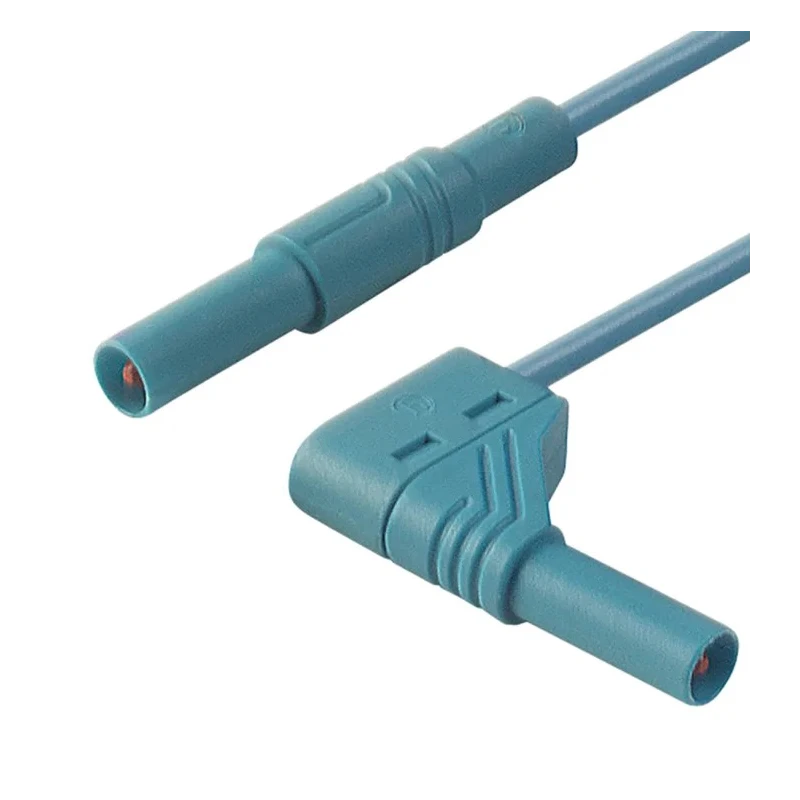 Hirschmann Test & Measurement Connector Test Lead 32A, 1000 V AC/DC, Blue, 500 mm Lead Length 934081102