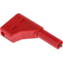 Hirschmann Test & Measurement Red Male Banana Plug 4 mm Connector Screw Termination 1000V AC/DC 24A Nickel 934098101