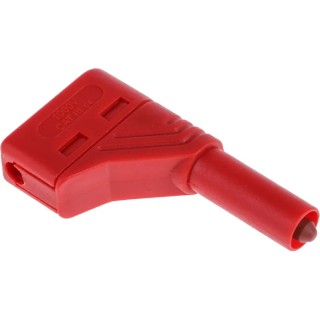 Hirschmann Test & Measurement Red Male Banana Plug 4 mm Connector Screw Termination 1000V AC/DC 24A Nickel 934098101