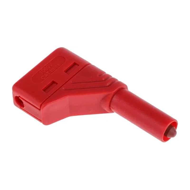 Hirschmann Test & Measurement Red Male Banana Plug 4 mm Connector Screw Termination 1000V AC/DC 24A Nickel 934098101