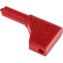 Hirschmann Test & Measurement Red Male Banana Plug 4 mm Connector Screw Termination 1000V AC/DC 24A Nickel 934098101