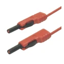 Hirschmann Test & Measurement Connector Test Lead 16A, 30 V AC, 60 V DC, Red, 250 mm Lead Length 973644101