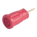 Hirschmann Test & Measurement Red Female Banana Socket 4 mm Connector Solder Termination 1000 V AC/DC 24A 972363101