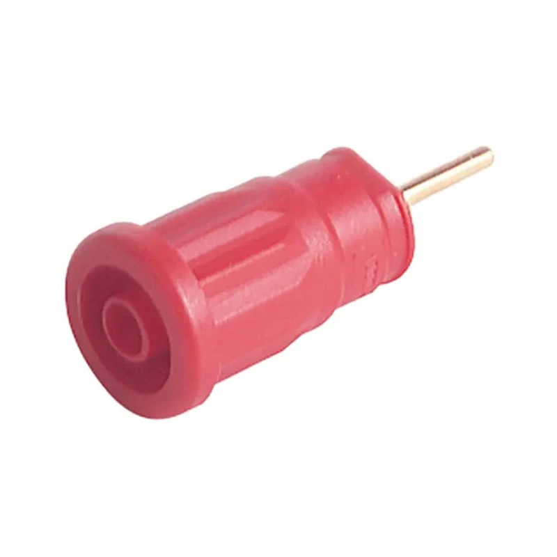 Hirschmann Test & Measurement Red Female Banana Socket 4 mm Connector Solder Termination 1000 V AC/DC 24A 972363101