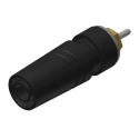 Hirschmann Test & Measurement Black Female Banana Socket 4 mm Connector Solder Termination 1000 V ac/dc 24A 972360700