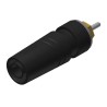 Hirschmann Test & Measurement Black Female Banana Socket 4 mm Connector Solder Termination 1000 V ac/dc 24A 972360700