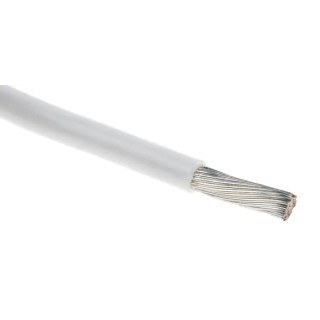 RS PRO White 3 mm² Hook Up Wire, 12 AWG, 37/0.32 mm Strands, 100 m Length, Ethylene Tetrafluoroethylene Jacket 885-0862