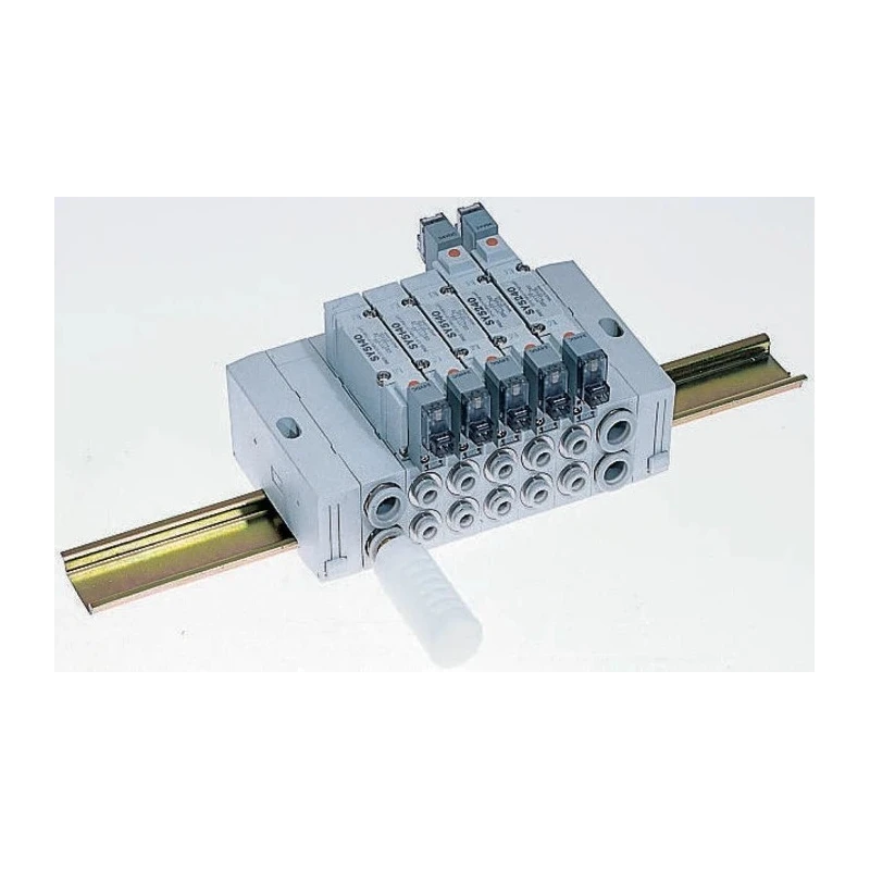 SMC SX5000 Series 5 Station JIS Manifold End Base for Use with SY5000 Solenoid Valve SX5000