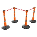 Skipper Red Safety Barrier Barrier Post 1.0008m Height Diameter 500.38mm Post01-R