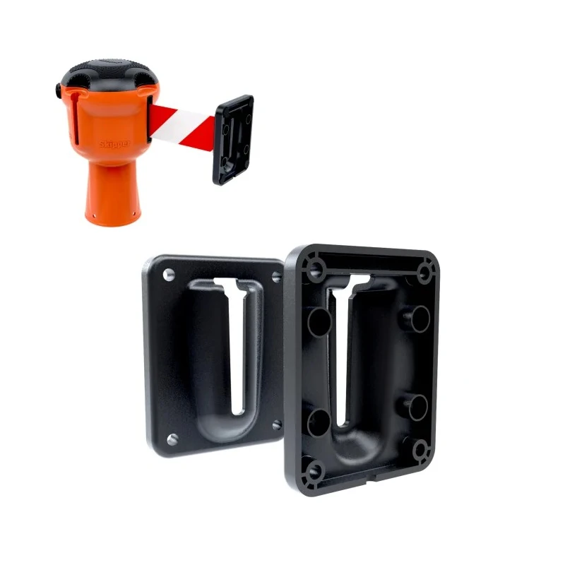 Skipper Black Safety Barrier Wall Receiver Clip 80mm Length W/Receiver01