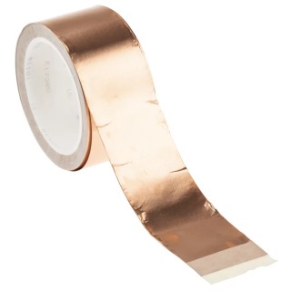 3M 1181 Conductive Metallic Tape Copper Foil Backing 50mm x 16.5m Acrylic Adhesive 130°C Max T118150