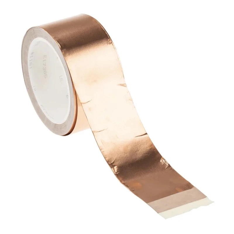 3M 1181 Conductive Metallic Tape Copper Foil Backing 50mm x 16.5m Acrylic Adhesive 130°C Max T118150