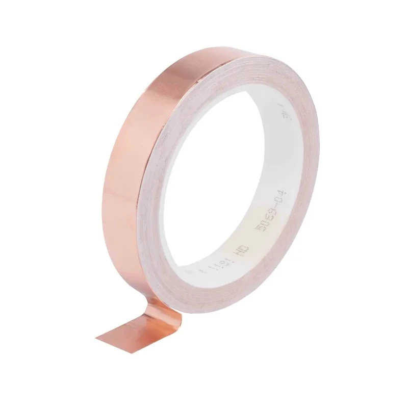 3M 1181 Conductive Metallic Tape Copper Foil Backing 50mm x 16.5m Acrylic Adhesive 130°C Max T118150