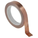 3M 1245 Conductive Metallic Tape Copper Foil Backing 19mm x 16m Acrylic Adhesive 130°C T124519