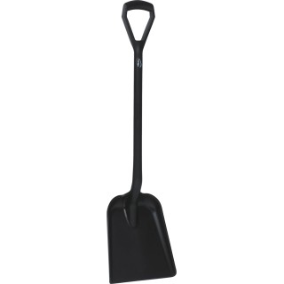 Vikan Square Shovel Polypropylene Blade Width 271 mm Handle Length 1040 mm Black 56259