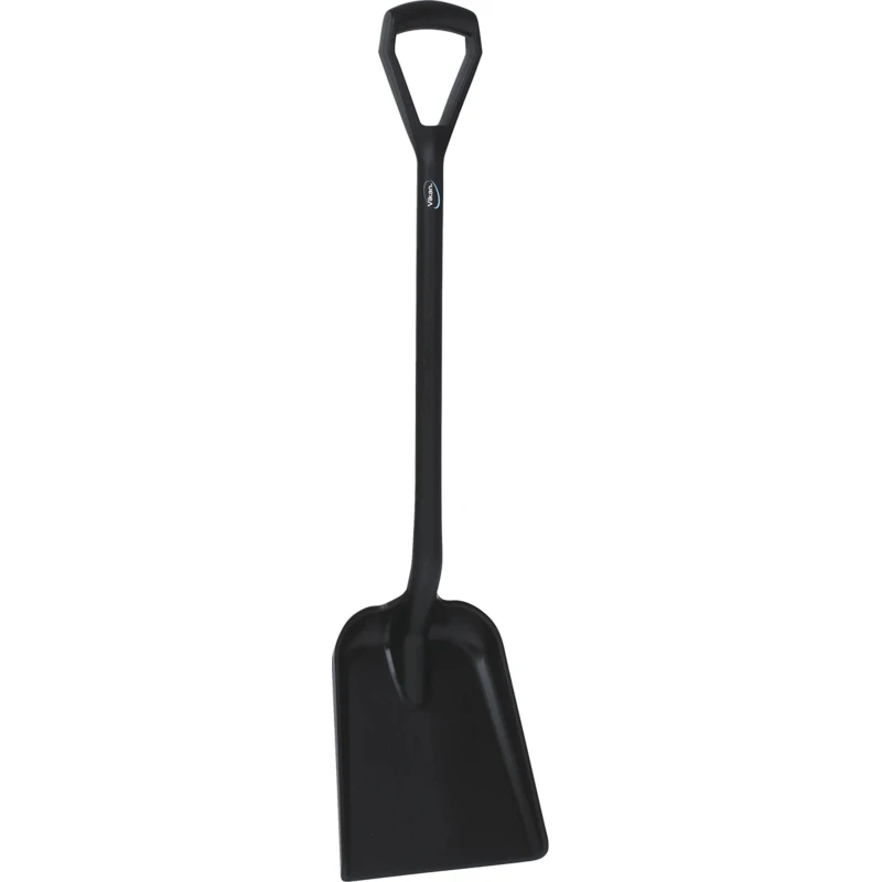 Vikan Square Shovel Polypropylene Blade Width 271 mm Handle Length 1040 mm Black 56259