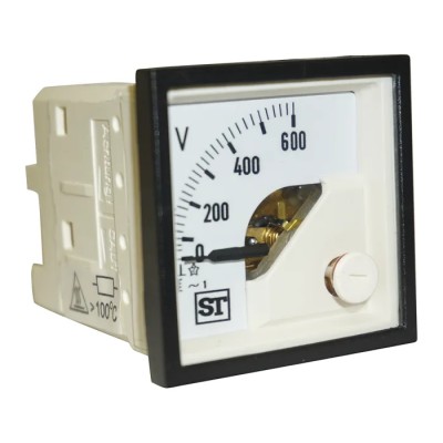 Sifam Tinsley Sigma Series Analogue Voltmeter AC 45 mm Cutout EQ44-V71X2N1CAW0ST