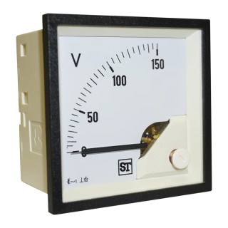 Sifam Tinsley Sigma Series Analogue Voltmeter AC 68 mm Cutout Size EQ74-V63X2N1CAW0ST