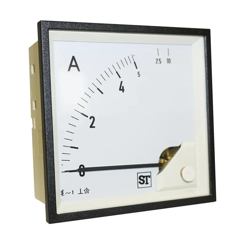 Sifam Tinsley Sigma Analogue Panel Ammeter 5 A AC, 96 mm x 96 mm Moving Iron EQ94-I1122N1CAW0ST