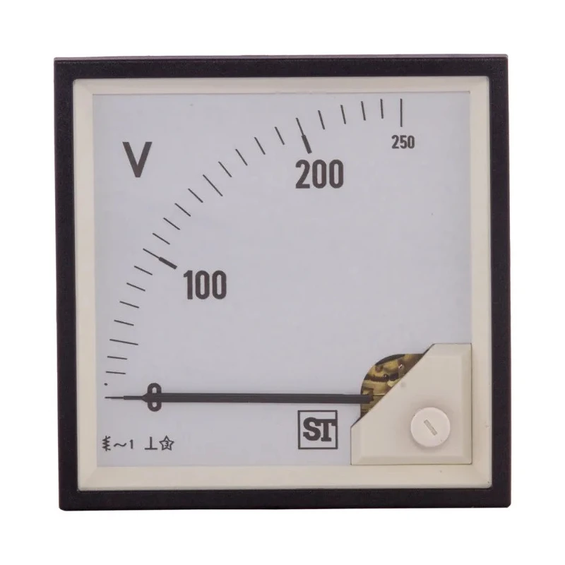 Sifam Tinsley Sigma Series Analogue Voltmeter AC 92 mm Cutout EQ94-V67X2N1CAW0ST