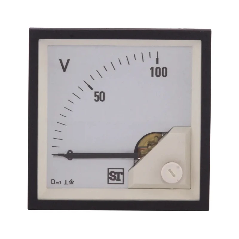 Sifam Tinsley Sigma Series Analogue Voltmeter DC, 45 mm Cutout Height, 45 mm Cutout Width PQ44-V0ZL2N1CAW0ST