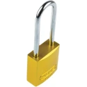 ABUS Steel, Aluminium Safety Padlock Keyed, 4.4 mm Shackle Diameter, 50 mm Length, Yellow Body 1814