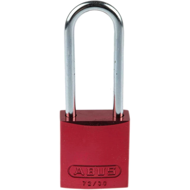 ABUS Steel and Aluminium Key Safety Padlock Weatherproof 4.4 mm Shackle Diameter, 32.2 mm Body Width 1808