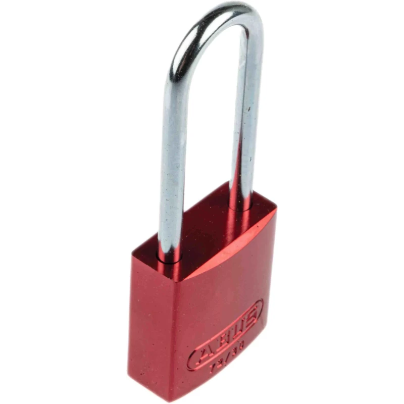 ABUS Steel and Aluminium Key Safety Padlock Weatherproof 4.4 mm Shackle Diameter, 32.2 mm Body Width 1808