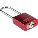 ABUS Steel and Aluminium Key Safety Padlock Weatherproof 4.4 mm Shackle Diameter, 32.2 mm Body Width 1808
