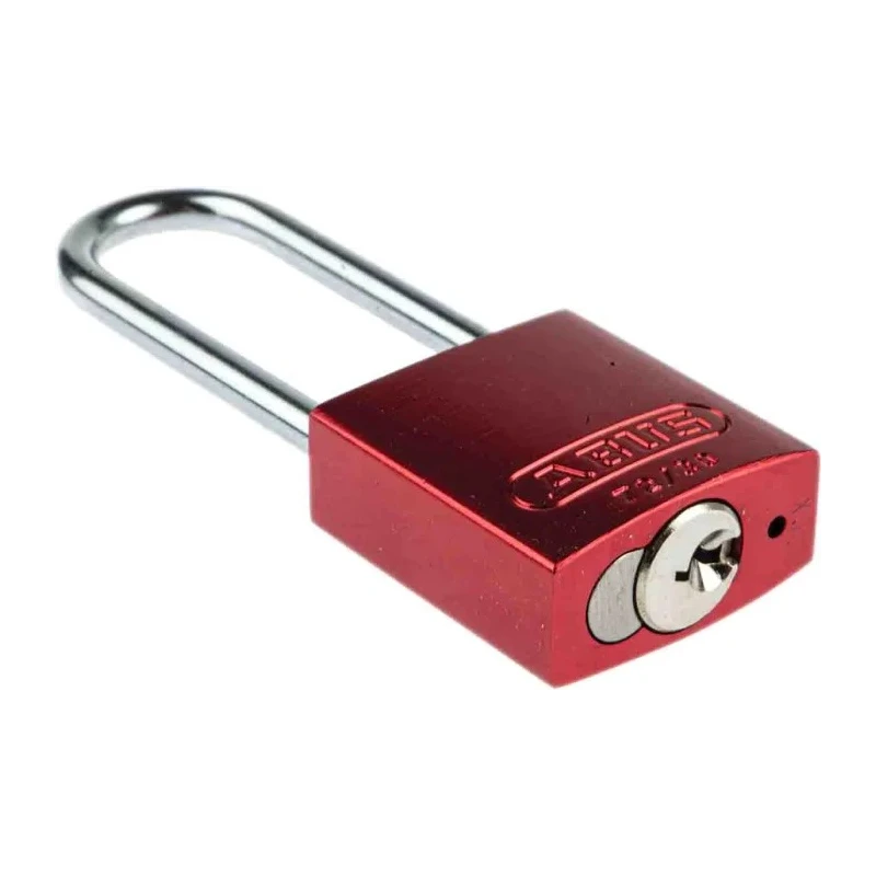 ABUS Steel and Aluminium Key Safety Padlock Weatherproof 4.4 mm Shackle Diameter, 32.2 mm Body Width 1808