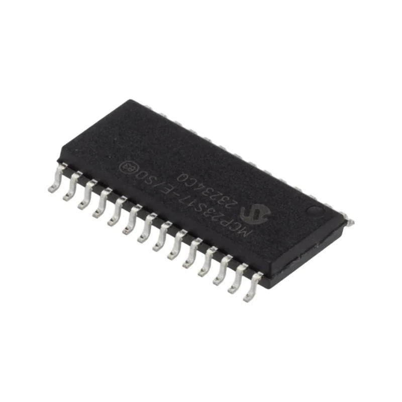 Microchip 16-Channel I/O Expander Serial-SPI Surface Mount SOIC 28, 5MHz Clock MCP23S17-E/SO