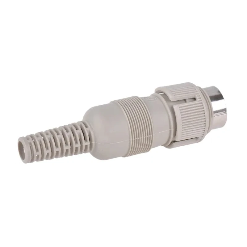 Hirschmann MAS 6 Pole Straight Standard DIN Plug DIN 45322, 4A Current, 34 V AC/DC, IP30, Screw Lock 930966517 MAS 6100
