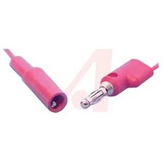 Mueller Electric Crocodile Clip Lead 10A, 300V, Red, 900 mm Lead Length BU-2031-A-36-2